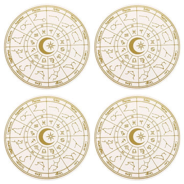 Astrology Wheel Coaster Set