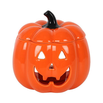 Orange Jack-O-Lantern Oil Burner