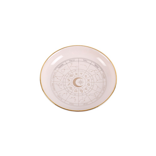 Off White Astrology Wheel Trinket Dish