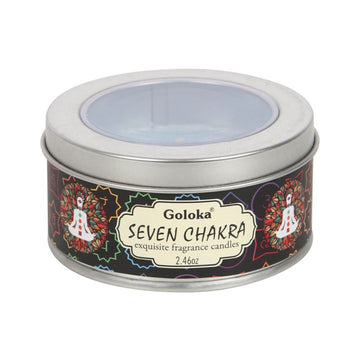 Goloka Seven Chakra Soya Wax Candle