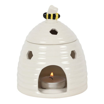 White Beehive Oil Burner