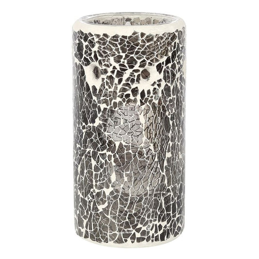 Pillar Grey Crackle Oil Burner