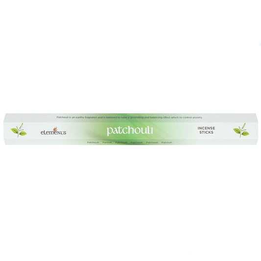 Set of 6 Packets of Elements Patchouli Incense Sticks