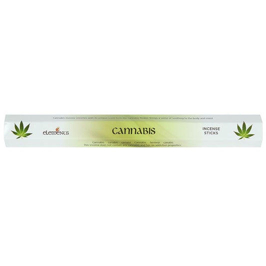 Set of 6 Packets of Elements Cannabis Incense Sticks