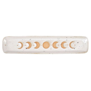 Moon Phase Ceramic Incense dish